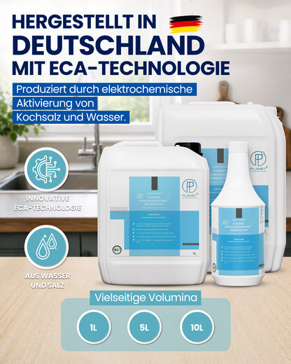 Frischwassertank-Reiniger für Wohnmobil & Wohnwagen – Planet Strong® zur Tankhygiene | Tankdesinfektion | Made in Germany