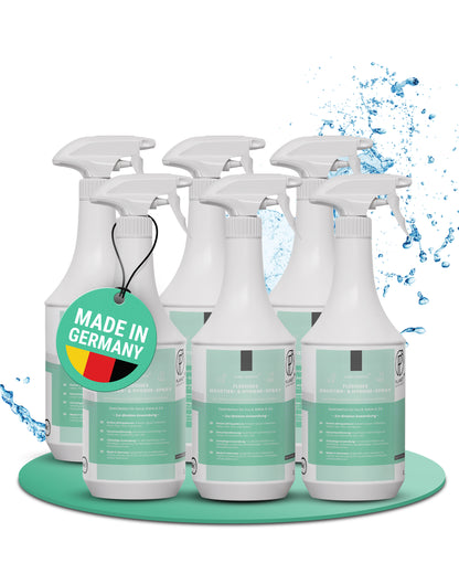 Haustiere Hygiene-Spray & Desinfektionsmittel für Hund, Katze & Co | Planet Sensitive® gegen Bakterien, Viren, Pilze & Sporen | Geruchsbeseitigung Kleintiere | Made in Germany