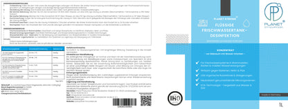 Frischwassertank-Reiniger für Wohnmobil & Wohnwagen – Planet Strong® zur Tankhygiene | Tankdesinfektion | Made in Germany